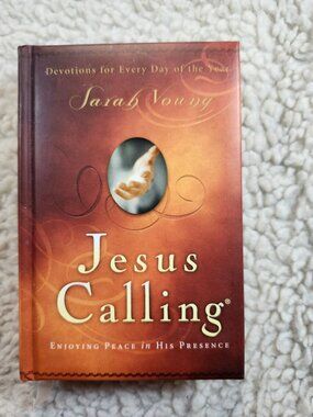 Sarah Young Jesus Calling Hardcover Devotional 365-Day Daily Ribbon Bookmark